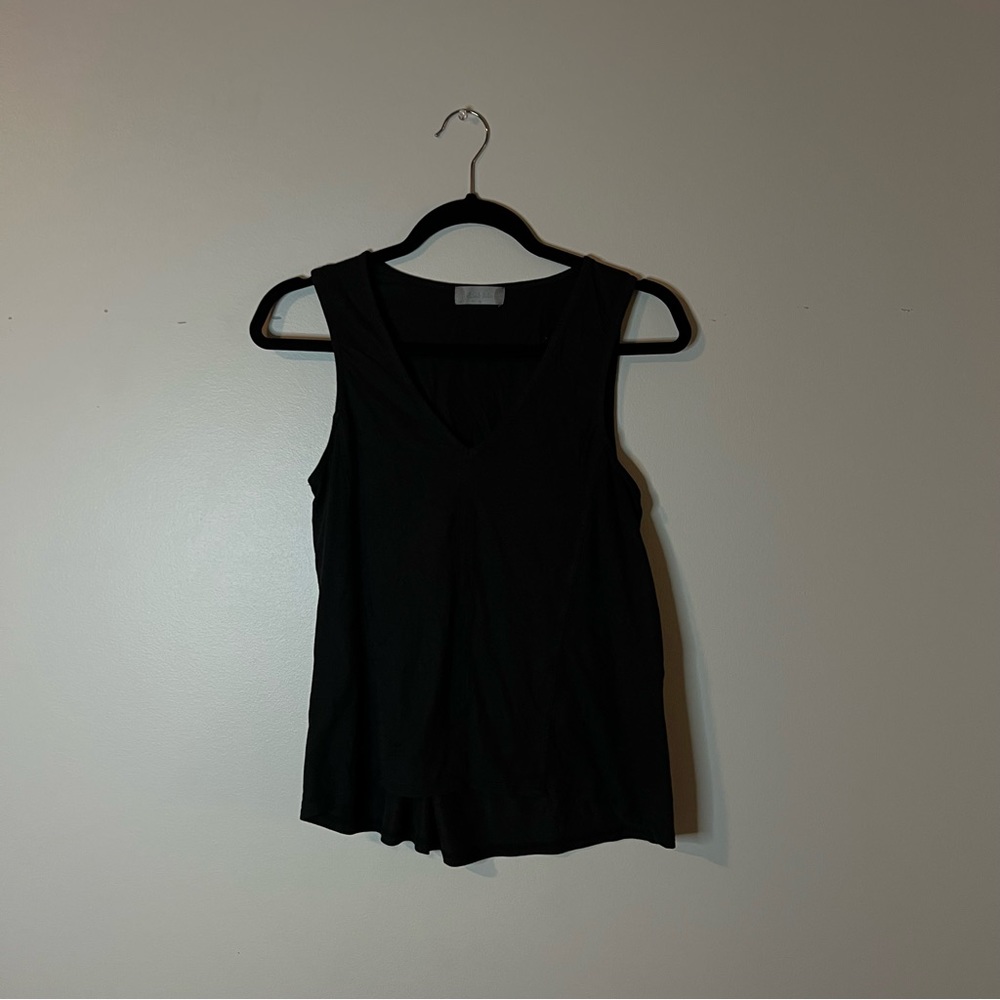 Black velvet tank